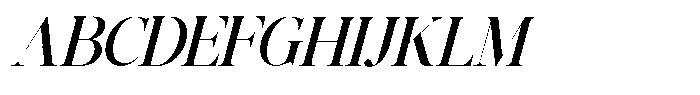 Grand Nineties Semi Bold Italic Font UPPERCASE