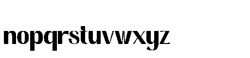 Grand Ronitta Black Font LOWERCASE