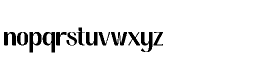 Grand Ronitta Bold Font LOWERCASE