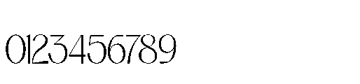 Grand Ronitta Thin Font OTHER CHARS