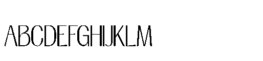 Grand Ronitta Thin Font UPPERCASE