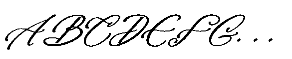 Grand Smith Italic Font UPPERCASE