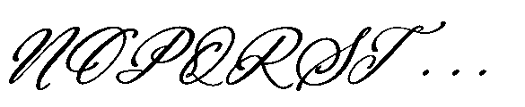 Grand Smith Italic Font UPPERCASE