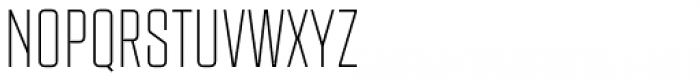 Grand Thin Font UPPERCASE