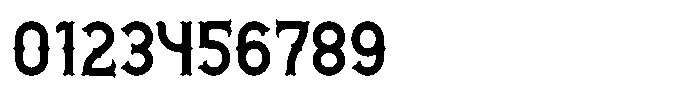 Grand Trunk Regular Font OTHER CHARS