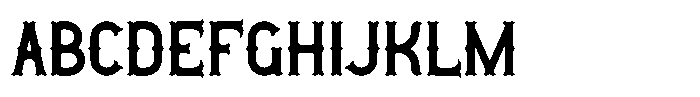 Grand Trunk Regular Font UPPERCASE