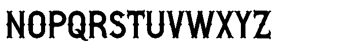 Grand Trunk Regular Font UPPERCASE