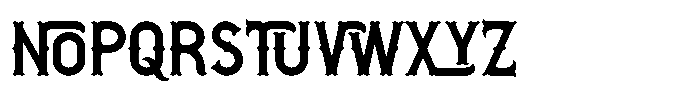 Grand Trunk Regular Font LOWERCASE