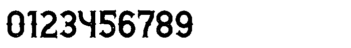 Grand Trunk Rough Font OTHER CHARS