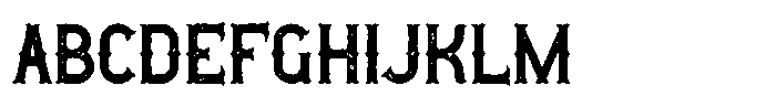 Grand Trunk Rough Font
