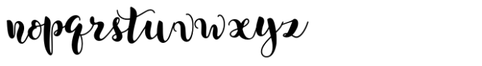 Granday Font LOWERCASE