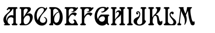 Grande Nouveau JNL Regular Font UPPERCASE
