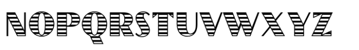 Grandecort All Stripes Font UPPERCASE