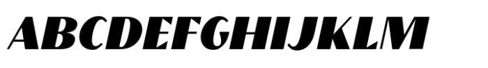 Grandecort Bold Oblique Font UPPERCASE