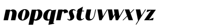 Grandecort Bold Oblique Font LOWERCASE