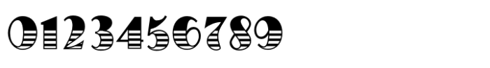 Grandecort Bottom Stripes Font OTHER CHARS