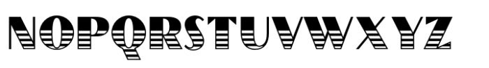 Grandecort Bottom Stripes Font LOWERCASE