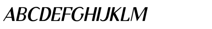 Grandecort Light Oblique Font UPPERCASE