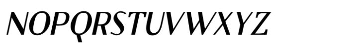 Grandecort Light Oblique Font UPPERCASE