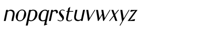 Grandecort Light Oblique Font LOWERCASE