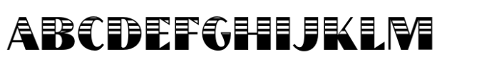 Grandecort Mit Stripes Font UPPERCASE