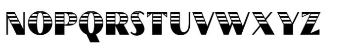 Grandecort Mit Stripes Font UPPERCASE