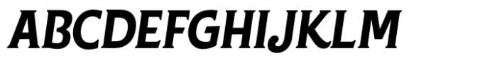 Grandeux Serif Italic Font UPPERCASE