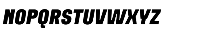Grandheron Sans New Black Italic Font UPPERCASE