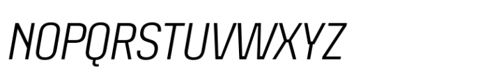 Grandheron Sans New Extra Light Italic Font UPPERCASE