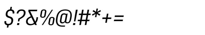 Grandheron Sans New Light Italic Font OTHER CHARS