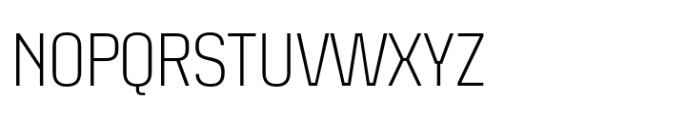 Grandheron Sans New Thin Font UPPERCASE