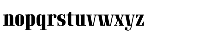 Grandheron Serif New Extra Bold Font LOWERCASE
