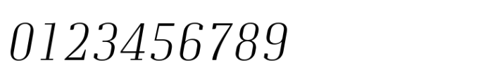 Grandheron Serif New Extra Light Italic Font OTHER CHARS