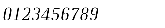 Grandheron Serif New Light Italic Font OTHER CHARS