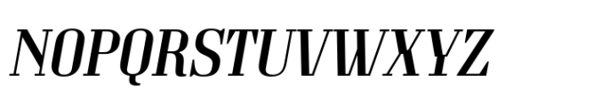 Grandheron Serif New Medium Italic Font UPPERCASE