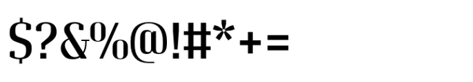 Grandheron Serif New Medium Font OTHER CHARS