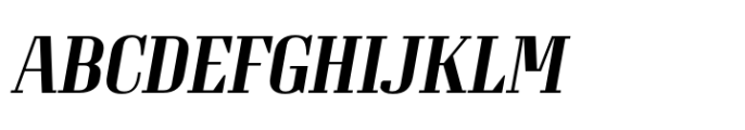 Grandheron Serif New Semi Bold Italic Font