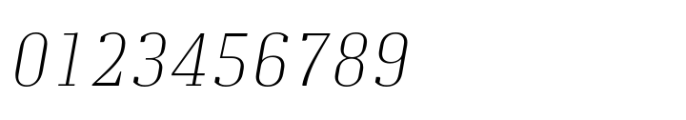 Grandheron Serif New Thin Italic Font OTHER CHARS