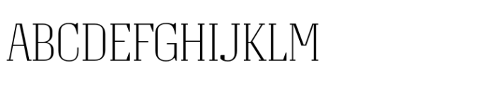 Grandheron Serif New Thin Font UPPERCASE