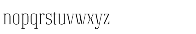 Grandheron Serif New Thin Font LOWERCASE
