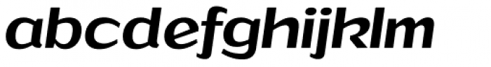 Grandi Medium Italic Font LOWERCASE