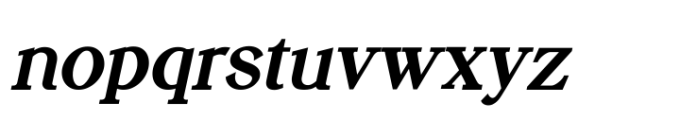 Grandiosity Extra Bold Italic Font LOWERCASE