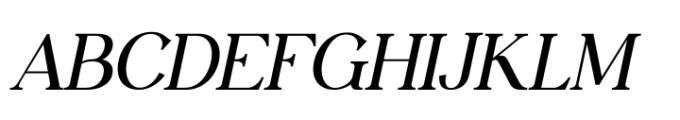 Grandiosity Medium Italic Font UPPERCASE