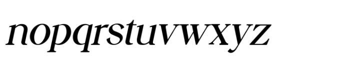 Grandiosity Medium Italic Font LOWERCASE