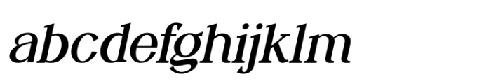 Grandiosity Semi Bold Italic Font LOWERCASE