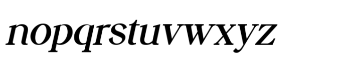 Grandiosity Semi Bold Italic Font LOWERCASE