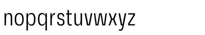 Grandis Condensed Light Font LOWERCASE