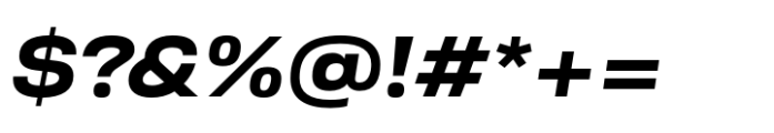 Grandis Extended Bold Italic Font OTHER CHARS