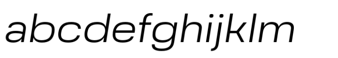 Grandis Extended Light Italic FONT
