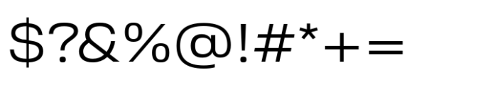Grandis Extended Light Font OTHER CHARS